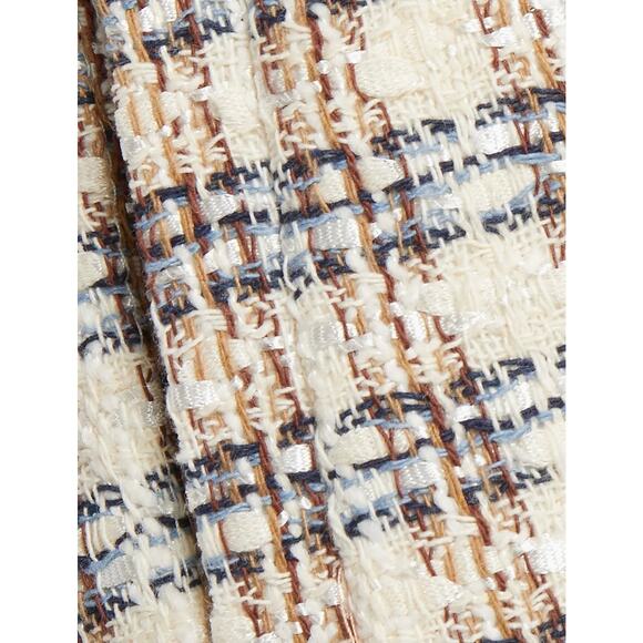 NEW NWT Veronica Beard Roman Skirt Ivory/ Camel Tweed Size 2 - Picture 6 of 8